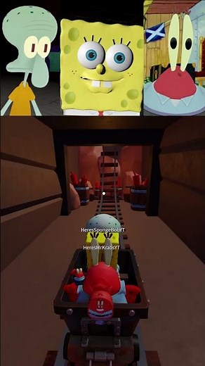 SpongeBob Rides the CRAZIEST Roller-coaster EVER!