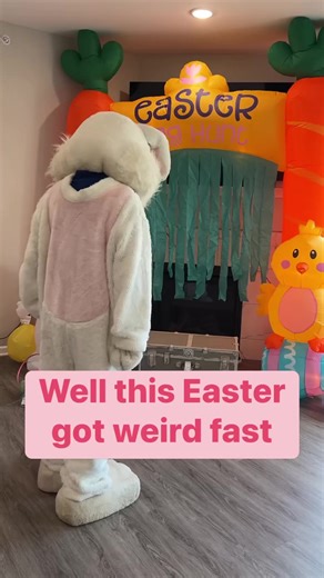 1.6M views · 9.9K reactions | easter bunny fail #reels #lol #fail #easter #funny | Leon & LaCongo | Facebook