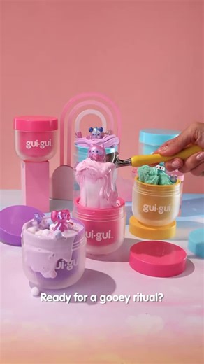 GUI GUI on Instagram: "💖✨ When @lulu__make meets Gui Gui… it’s a slime-tastic glow-up! #guigui #LuluMake #guiguislime #asmrslime #asmrslime"