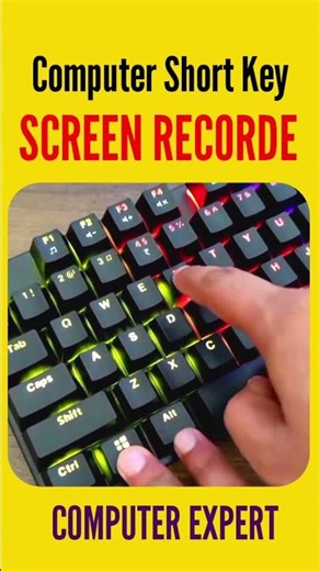 Computer Screen Recording Short Cut Key | Computer Expert | Computer Short Cut Key | Computer