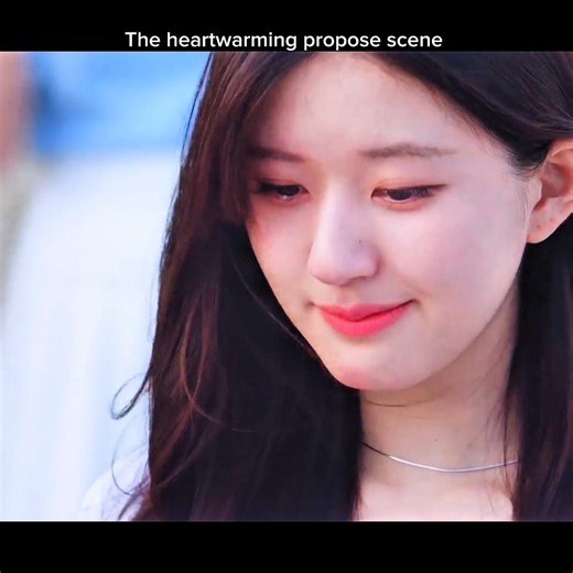 the heartwarming propose scene ❤️❤️. #kdrama #cdrama #hiddenlove143 #drama #chenzheyuan