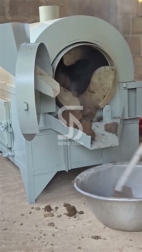 Multi-Functional Small Rotary Drum Dryer Working for Chicken Manure in Africa #dryingmachine