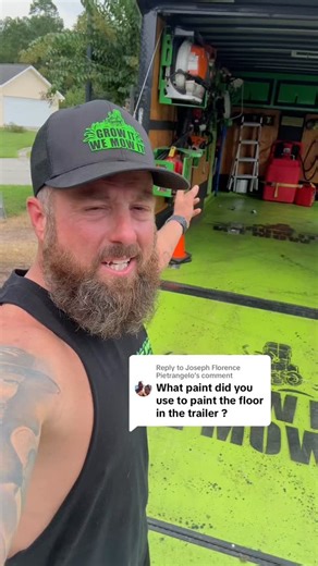 What i use for my enclosed trailer floor and howa it holding up #growitwemowit #foryou #business #lawncare #tips #tools #entrepreneurship #motivation #smallbusiness | Grow It We Mow It LLC