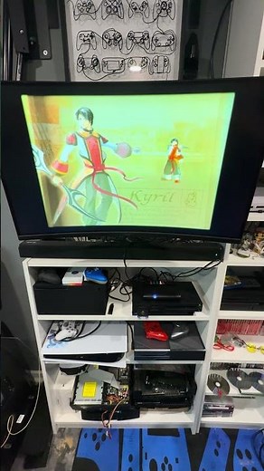 RetroTink 5x Pro out the box PS2 start up. Suikoden Tactics. 1440p monitor. No Mods.