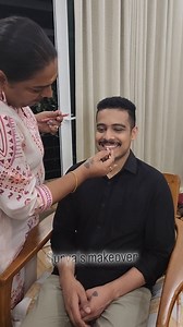 Happy work 🫰✨ Book your big day ☎️ 6238744498 @suryaishaan_makeover @sudhiar.hairandmakeup | Surya Ishaan