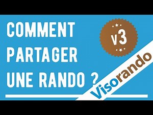 [Android & iOS] Comment partager une randonnée avec mes proches ?