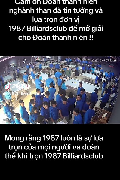 Sự kiện giải billiards tại 1987 Billiardsclub