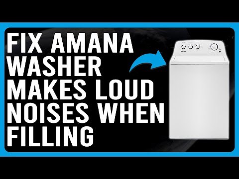 Amana Washer Makes Loud Noises When Filling (Clogged Water Inlet Valve - Troubleshoot In Seconds!)