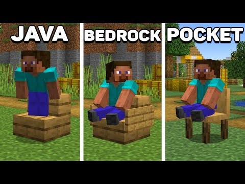 Java vs Bedrock vs Pocket Edition