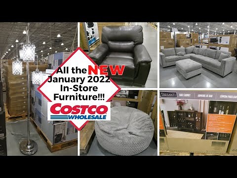 All The NEW January 2022 Furniture at Costco!!!! | Sectionals | Lighting | Beds | Recliners & More!