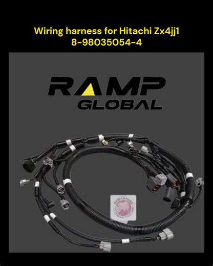 HEAVY MACHINERY PARTS | SPARE PARTS WORLDWIDE on Instagram: "Wiring Harness – Hitachi ZX (ISUZU 4JJ1) (8-98035054-4) ✅ In stock – order now ✅ Brand-new wiring harness for Hitachi machines with ISUZU 4JJ1 engine ✅ Direct replacement for OEM part number 8-98035054-4 ✅ Fast worldwide delivery 🔧 Compatibility Used on: • Hitachi excavators equipped with ISUZU 4JJ1 engine (depending on model) • Engine electrical system (ECU, sensors, injectors depending on spec) OEM reference: • 8-98035054-4 (For exa