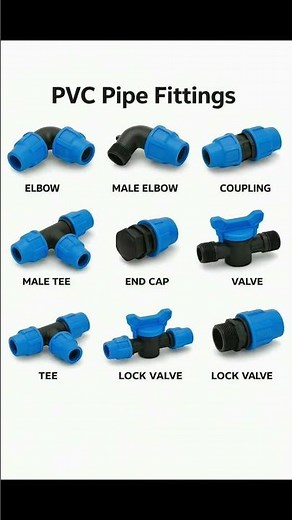 PVC Pipe Fittings | Basic Knowledge for Civil Engineering | #Shorts #Plumbing