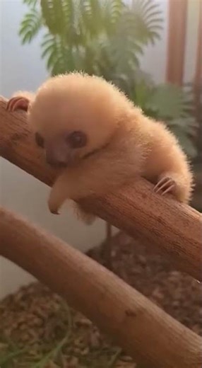 Baby Sloth Waves Hello in the Sweetest Way Ever 🦥💕