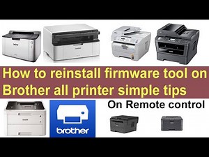 Update the Driver or Firmware for your Brother machine |brother firmware update 2023