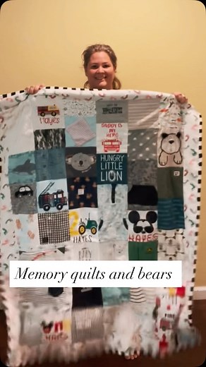Memory blankets and bears are crafted with love in every stitch. I handle each piece with the utmost care, knowing the memories held within these garments are precious. Some items are created from baby clothes marking a beautiful stage of growth, while others come from the clothing of loved ones who have been laid to rest. No matter the story, it is an honor to help preserve your treasured memories. Thank you for trusting me with them. | Needles Embroidery | Facebook