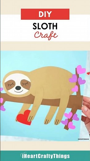 🦥 How to Make the Most Adorable Sloth Craft | Easy DIY Tutorial for Kids