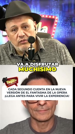 🎭 El Fantasma de la Ópera: una experiencia teatral que no te puedes perder 👻✨ Te dejará impresionado y con la satisfacción de haber vivido una obra espectacular.#ReneFranco #LaTaquilla #Elfantasmadelaopera @fantasmaoperamexico | Rene Franco