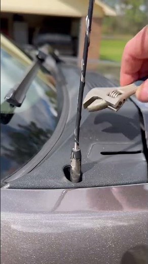 Bullet Antenna Upgrade on Chevy Silverado LTZ in Less Than 30 Seconds #chevy #silverado #trending