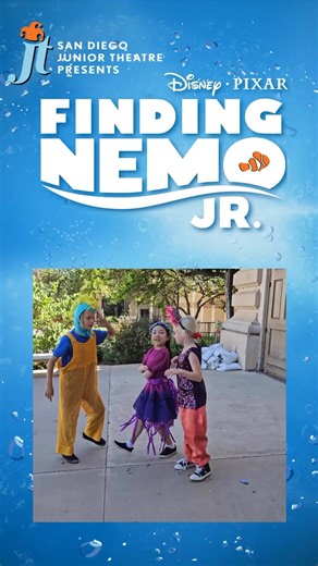 San Diego Junior Theatre on Instagram: "Tad, Pearl and Sheldon invite you to their reef. Join them and your other favorite undersea characters at Finding Nemo, JR.! Only 6 performances left, through July 14. Get tickets at link in bio or visit juniortheatre.com! #sdjt #jt76 #nemo #findingnemo #findingnemothemusical #thereefgang #tad #pearl #sheldon #musicaltheatre #youththeatre"