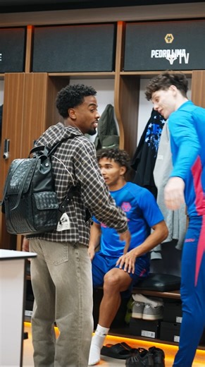 Wolves | Angel settling in 🤝 Reunited with the boss and meeting new teammates. | Instagram