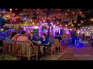 Ochheuteal Beach Night Walk - Sihanoukville,Cambodia 2022