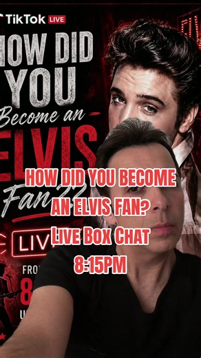 LIVE ALERT 🚨 How did you become an Elvis Fan , Live Box Chat 8:15PM UK #elvispresley #elvisfans #livechat #tiktoklive #live