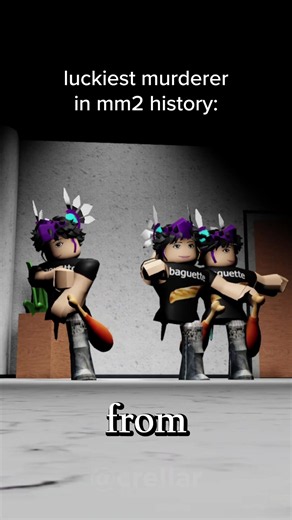 The Luckiest Murderer Ever — Roblox MM2 Edit
