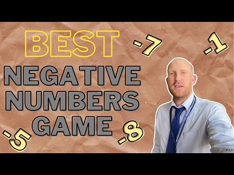 The BEST negative numbers game you can play!