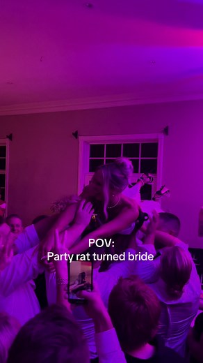 POV: Party Rat Turned Bride - Crowd Surfing at Your Wedding