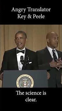 Angry Translator by Jordan Peele for Barack Obama #shorts #keyandpeele