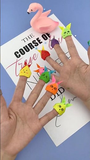 DIY Finger Puppet Craft for Kids - So Easy!