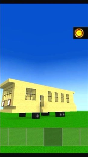 HOW to build BUS in #Minecraft #trendingshort