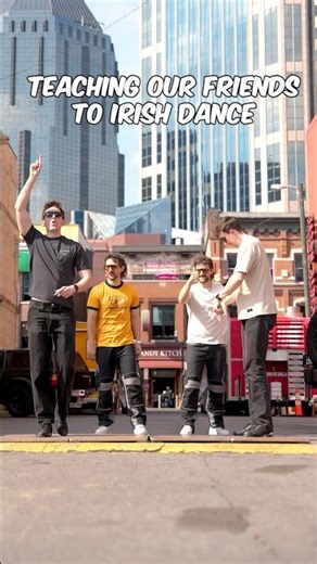 Teaching ‪@twinsauce‬ How To Irish Dance! #tutorial #dancetutorial