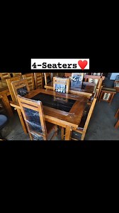 4-Seaters Dining Set♥️ #diningtable #diningset #wood #furnituredesign #furnitureshop #furniture #FurnitureDeals #FurnitureSale #furniturestore #furniturenaker #furnituredeals #woodworking #woodwork #woodworkingtools #woodworkingtips #woodworker #woodencraft | RJ Furniture, Tuguegarao City