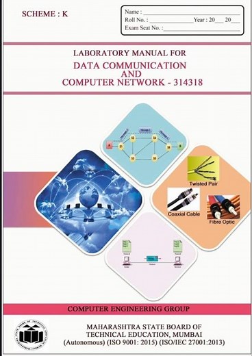 MSBTE Lab Manual 4th Sem DATA COMMUNICATION AND COMPUTER NETWORK (314318) DCN Practical no1 #shorts