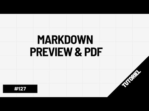 🎬 Créer, prévisualiser et exporter un fichier Markdown dans VS Code