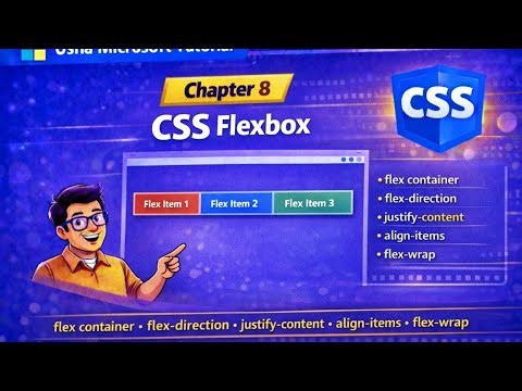 CSS Flexbox Full Course in Hindi | Chapter 8: Flex Container & Properties