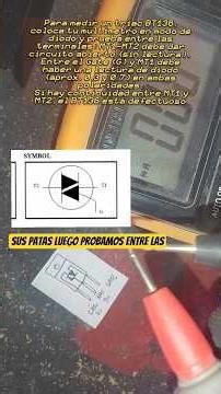 Medición de TRIAC: BT136 #datasheet #electronica #reciclaje #medicion #education