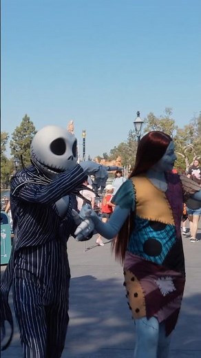 The WAIT is Over: Jack and Sally are back at Disneyland! 🎃👻 #disneyland #halloween #disney