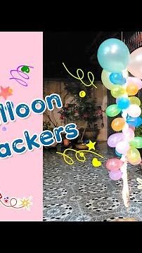 DIY Firecrackers from Balloons | DIY Balloon firecracker // Quyen Sach Nho