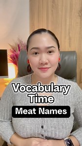 Meat Names 🥩 #vocabulary #english #englishword #vocabulary #englishlanguage #esl #meat #names #education #learnenglishwithteacheraubrey #aubreybermudez #teacheraubrey #reels | Learn English with Teacher Aubrey