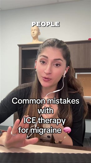 If you use an ice cap for migraine, avoid these common mistakes: • Using it for hours straight • Waiting until the migraine is unbearable • Not letting it freeze fully • using it as the only therapy Cold therapy can help reduce pain signaling — but timing and fit matter. This video is an ad with TheraICE. #migraine #migrainerelief #neurology #headache #medicine