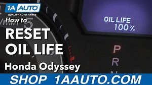 How to Reset Oil Life Indicator 2011-17 Honda Odyssey