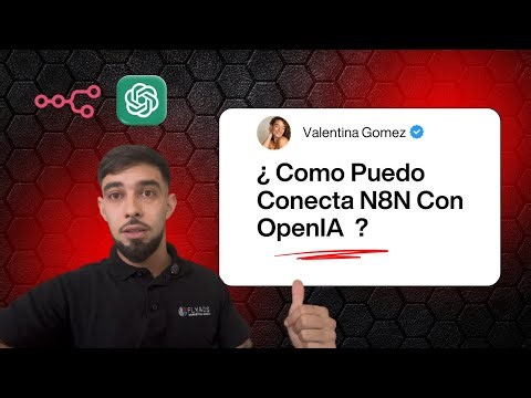 ▶️ Cómo CREAR CLAVE API KEY en OpenAI 🤖 Como Conectar N8N OpenIA Paso a Paso