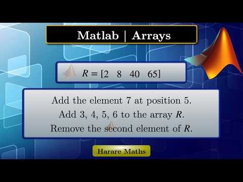 Matlab | Adding, deleting elements of array