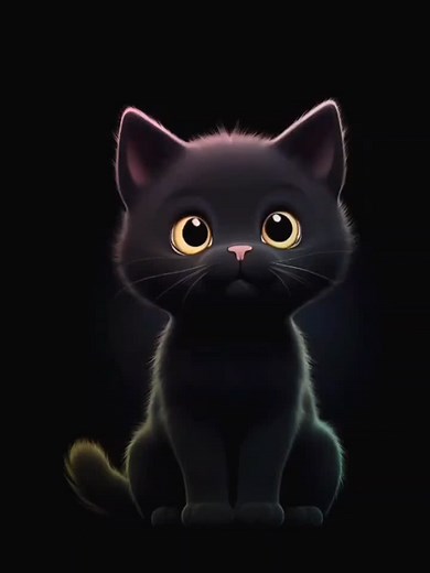Black Cat Live Wallpaper Animations