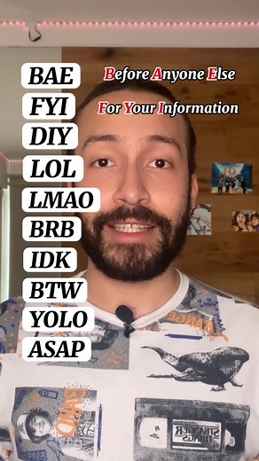 Acronyms used in written conversations 🇺🇸✍🏼✅ #learnenglish #learnontiktok #english #aprendeentiktok #englishvocabulary