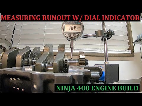 DIY- Measuring Total Runout with a Dial Indicator - Ninja 400 Engine