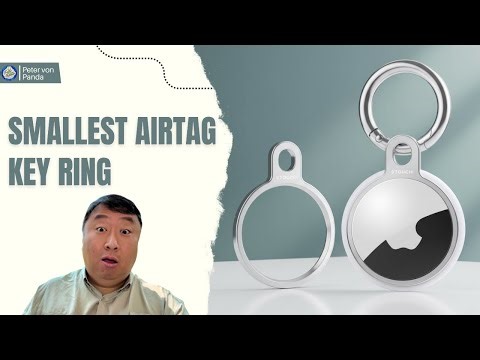 The Smallest AirTag Key Ring!
