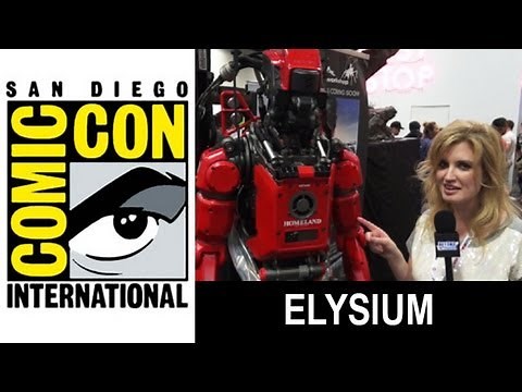 Elysium Robot at Comic Con 2013 - Beyond The Trailer